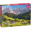 Puzzle 2000 pièces : Val di Funes