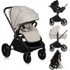 Lionelo Mika Plus - Kinderwagen 3in1 - XXL SET - incl. i-Size autostoe...