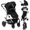 LIONELO AMBER 2-in-1 Kinderwagen, Nacelle en Zitje, Moustiquaire, Rege...