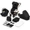 Poussette combinée LIONELO Amber 3en1 jusqu'à 22Kg avec nacelle, siège...