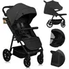 Poussette tout terrain LIONELO Mira - Jusqu'à 22 kg - Grande surface -...