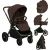 Poussette combinée 2en1 LIONELO Mika Plus - Naissance jusquà 22kg - Pa...