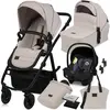 Lionelo Amber Plus 3-in-1 - Kinderwagen - Reiswieg - Autostoeltje - XX...