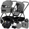 Lionelo Meril 3-in-1 Buggy   XL Reiswieg, Wandelwagen & ADAC-gecertifi...