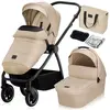 Lionelo Meril 2-in-1 Buggy- XL Reiswieg & Wandelwagen - All-Terrain Wi...