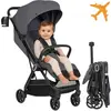 Poussette Ultra-compacte LIONELO Bess - Compatible avion - Léger - Pli...