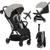 Poussette ultra-compacte LIONELO Julie Air - Pliage automatique - Comp...