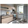 JUNONA Cuisine complète 2m40 - 7 éléments -  Décor chêne sonoma
