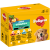 24x85g Pedigree Adult Sachet fraîcheur pour chiens Vitality+ 4 variété...