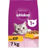 7kg Whiskas 1 +, poulet - Croquettes pour chat