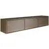 Meuble TV avec 3 abattants   FRAMME   aspect noyer   150 cm