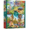 Trefl Summertime relax 2x500 Piece Jigsaw Puzzle 19"x13" Print, DIY Puzzle, Creative Fun, Classic Puzzle for Adults and Children from 12 Years Old