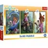 Trefl Puzzle 3 x 80 - Zootopia (240 pièces)