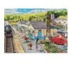 Trefl legpuzzel 1000 stukjes Premium Plus - Tea Time treinstation FSC.