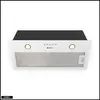 GLOBALO Delico 60.1 Hotte de cuisine encastrée en acier Blanc - DELICO...