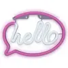 Forever Light Neon LED Light HELLO pink white Bat + USB FLNE15 Lichtdecoratie figuur