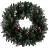 Ruhhy Besneeuwde Kerstkrans - 45 cm - Sfeervolle Deur- en Wanddecorati...