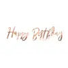 Party-Decoration Partydeco - Letterslinger Happy Birthday rose goud