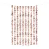 Party-Decoration Partydeco - Bloemen Backdrop Rosé Goud (1m x 2m)