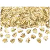 PARTYDECO Confettis de table feuilles tropicales dorées métallisées 15 g