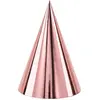 PartyXplosion Partydeco - Hoedjes Rose Gold (6 stuks)