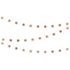 Party-Decoration Partydeco - Slinger Sterren Rosé Goud (3,6 meter)