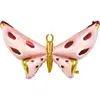 PARTYDECO BALLON ALUMINIUM PAPILLON 110X67CM ROSE