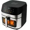 Esperanza EKA005 Fettfreie Friteuse 8L 1600W Inox, Friteuse, Noir