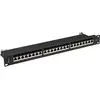 LANBERG PPS7-1024-B PATCH PANEL 24 PUERTOS 1U CAT.7 FTP NEGRO
