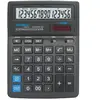 DONAU TECH/K-DT4161-01 Calculatrice de bureau à 16 chiffres Fonction racine 199 x 153 x 31 mm Couleur : noir Calculatrice avec affichage à 16 chiffres/Dual Power Solar - Fonctionnement sur piles /