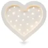 LITTLE LIGHTS Lampe Veilleuse C?ur Blanc