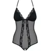 Obsessive Open kruis body - Erotische Body - Maat S/M - Zwart