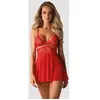 Obsessive Babydoll & String   Erotische Babydoll   Maat XXL   Rood