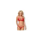 Obsessive Lingerie set van Kant   Erotische Lingerieset   Maat S/M    Rood