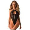 Obsessive Open Body met Strikje   Erottische Body   Maat L/XL   Zwart
