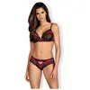 Obsessive Tulia BH & String 2 st. Set - Erotische Lingerieset - Maat S...