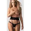 Obsessive - Nutris Jarretellegordel - XS/S - Zwart