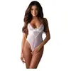 Obsessive - Alissium Crotchless Teddy Body - Wit