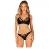 Obsessive - Nesari Tweedelige Set - Zwart