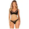 Obsessive - Nesari Tweedelige Set - Zwart