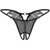 Obsessive - Zaliya String Open Kruis - Zwart