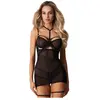 Obsessive - Arrowel Babydoll - Zwart