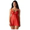 Obsessive - Aliosa Chemise en String - S/M - Rood