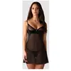 Obsessive - Stelisa Babydoll & String - Zwart