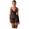Obsessive - Nuites Chemise - S/M - Zwart