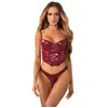 Obsessive - Redya Corset en String - Rood