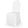 """Elastic mat fabric Stoel cover, wit"""