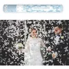 Canon à confettis papillon blanc - NO NAME - 40cm - Mariage - Adulte - Mixte