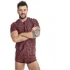 Anais, Hommes, T-shirt, T-shirt "Tribal" pour homme, Rouge, (M)