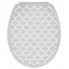 Bisk Iris Toiletbril - Polypropyleen, Grijs, Eenvoudig Reinigbaar